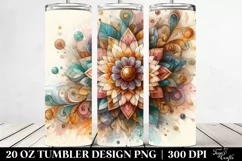 Abstract Pastel Wooden Marigold Clipart Product Image 2