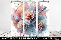 Carnation Frame Tumbler | 20 oz Tumbler Product Image 2