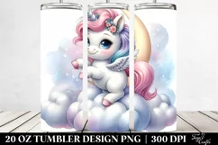 Baby Unicorn Dancer Cloud | 20 Oz Tumbler Product Image 2