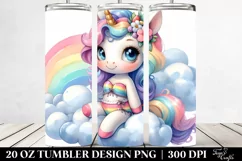 Beachwear Unicorn Cloud | 20 Oz Tumbler Product Image 2
