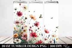 Wild Flowers, Bold and Beautiful | 20 Oz Tumbler Product Image 2