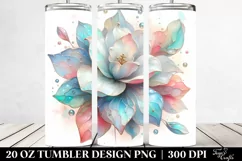 simplistic Shiny Gardenia Crocus Tumbler|20 oz Tumbler Product Image 2