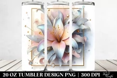 Shiny Pastel Lily | 20 oz Tumbler Product Image 2