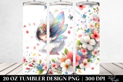 Colorful Fairy Tumbling Spring Petals | 20 Oz Tumbler Product Image 2