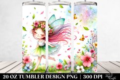 Colorful Fairy Tumbling Spring Petals | 20 Oz Tumbler Product Image 2