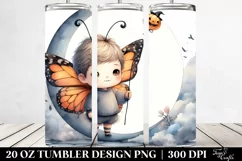 Baby Butterfly on Cloud, Halloween 20 Oz Tumbler Product Image 2