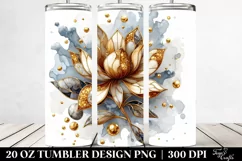 Wooden Stained Magnolia | 20 Oz Tumbler Product Image 2