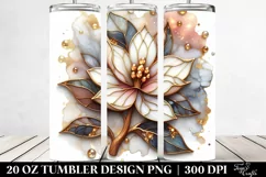 Wooden Stained Magnolia | 20 Oz Tumbler Product Image 2