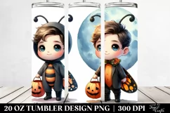 Baby Butterfly Standing on Moon 20 Oz Tumbler Product Image 2