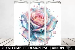 Detailed Shiny Rose | 20 oz Tumbler Product Image 2