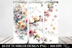 Spring Petals Tumbler | 20 Oz Tumbler Product Image 2