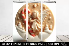 3D Candy Edged Fairy Clipart, 20 Oz Tumbler Product Image 2