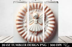 3D Candy Edged Fairy Clipart, 20 Oz Tumbler Product Image 2