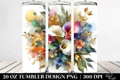 Colorful Abstract Bouquet | 20 Oz Tumbler Product Image 2