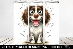 Crazy Looking English Springer Spaniel | 20 Oz Tumbler Product Image 2