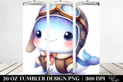 Baby Aviator Whale | 20 Oz Tumbler Product Image 2