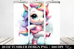 Baby Unicorn Dancer | 20 Oz Tumbler Product Image 2