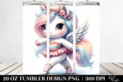 Baby Unicorn Dancer | 20 Oz Tumbler Product Image 2