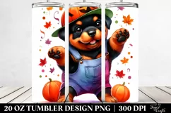 Dancing Baby Rottweiler 20 Oz Tumbler Product Image 2