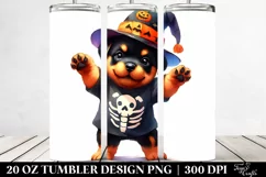 Dancing Baby Rottweiler 20 Oz Tumbler Product Image 2