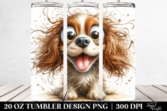 Cute Crazy Looking Cocker Spaniel | 20 Oz Tumbler Product Image 2