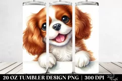 Enthusiastic Baby Cavalier King | 20 Oz Tumbler Product Image 2