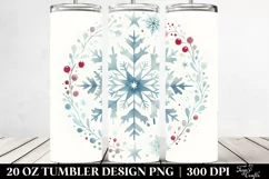 Christmas Snowflake 20 oz Tumbler Product Image 2