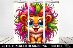 Crazy Baby Lion | 20 Oz Tumbler Product Image 2