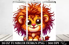 Crazy Baby Lion | 20 Oz Tumbler Product Image 2
