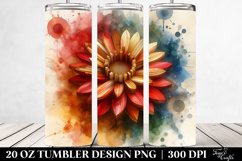 Wooden Gerbera Tumbler Product Image 2