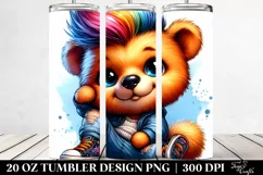 Funny Baby Bear Tumbler Design Product Image 2