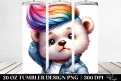 Funny Baby Bear Tumbler Design Product Image 2