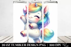 Dancing Baby Unicorn Clipart Collection Product Image 2