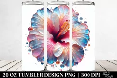 Shiny Hibiscus | 20 Oz Tumbler Product Image 2