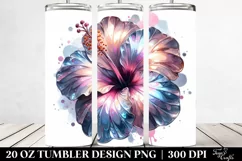Shiny Hibiscus | 20 Oz Tumbler Product Image 2