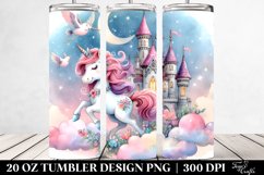 Enchanted Castle Sky Unicorn | 20 Oz Tumbler Product Image 2