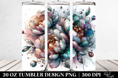 Peonies Metallic Inserts | 20 Oz Tumbler Product Image 2
