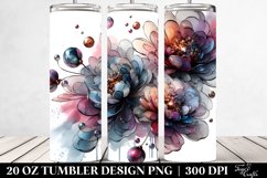 Peonies Metallic Inserts | 20 Oz Tumbler Product Image 2
