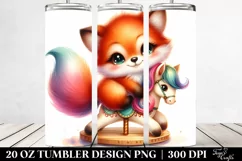 Cute Baby Fox Tumbler Product Image 2