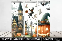 Funny Halloween Scene 20 Oz Tumbler Product Image 2