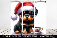Cute Baby Rottweiler 20 Oz Tumbler Product Image 2