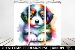 Colorful Puppy Tumbler Product Image 2