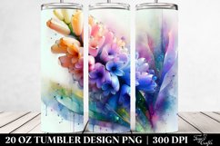 Abstract Vibrant Hyacinth Tumbler Product Image 2