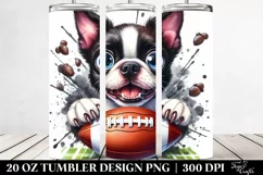 Cute Crazy Boston Terrier Tumbler Product Image 2