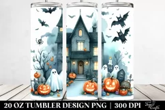 Funny Halloween Haunted House 20 Oz Tumbler Product Image 2