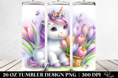 Baby Unicorn Crocus | 20 oz Tumbler Product Image 2
