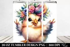 Expressive Baby Chicken 20 Oz Tumbler Product Image 2