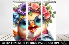 Expressive Baby Chicken 20 Oz Tumbler Product Image 2