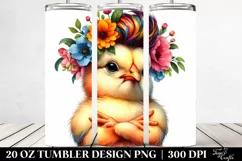 Style Chicken, Transparent 20 Oz Tumbler Product Image 2
