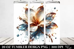 Shiny Gardenia Material 20 Oz Tumbler Product Image 2